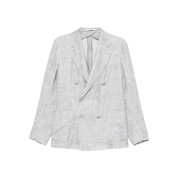 Tagliatore Grey Jackets - Blazers Men